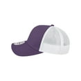 thumbnail image 3 of Legacy  Mid-Pro Snapback Trucker Cap, Purple & White - Adjustable Size, 3 of 5