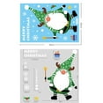 thumbnail image 2 of karymi Santa Claus Rudolph Sticker Christmas Shopping Mall Glass Window Decoration Clearance, 2 of 2