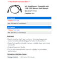 thumbnail image 2 of ABS Speed Sensor - Compatible with 1998 - 2002 Mercury Grand Marquis 1999 2000 2001, 2 of 2