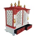 thumbnail image 2 of Kamdhenu art and craft Wooden Temple/Home Temple/Pooja Mandir/Pooja Mandap/Temple for Home (KWALL-19), 2 of 4