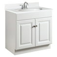 thumbnail image 6 of Design House 30" Solid Wood Wyndham Ready to Assemble 2-Door Bathroom Vanity Cabinet, White, 6 of 17