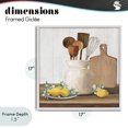 thumbnail image 4 of Stupell Industries Cottage Country Kitchen & Lemons White Framed Giclee Art, 17 x 17, by White Ladder, 4 of 8