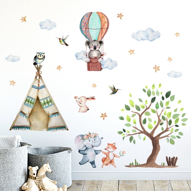 Pegatinas Sticker Pared De Pared Infantiles Dibujos Animados
