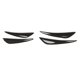 thumbnail image 2 of 4 Uds. Parachoques delantero de coche de fibra de carbono Canard Lip Splitter aletas alerón del cuerpo Universal, 2 of 8