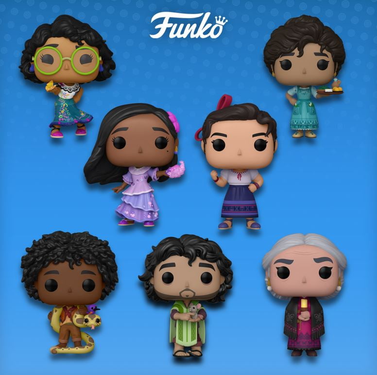 Funko Pop! Disney: Encanto - Set of 7 Vinyl Figures (Mirabel Madrigal /  Isabela Madrigal / Luisa Madrigal / Julieta Madrigal / Antonio Madrigal /  
