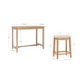 thumbnail image 4 of Linon Claridge 3-Piece Counter Height Tavern Set, Natural with Natural Linen, 4 of 15