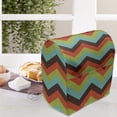 thumbnail image 3 of Chevron Stand Mixer Cover, Vintage Zigzag Pattern Royal Jagged Regular Limitless Simple Traces Art Work, Kitchen Appliance Organizer Bag Cover with Pockets, 5 Quarts, Multicolor, by Ambesonne, 3 of 4
