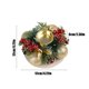 thumbnail image 3 of Christmas Candlestick Simulation Flower Wreath Lamp Stand Decoration Wooden Glass Candlestick Dry Flower Aromatherapy Candlestick, 3 of 6
