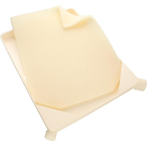 The Beadsmith Bead Funnel Trays - Basic Elements – Includes Removable Bead Mat Insert & Twist Cap – Large, 7.5 x 9 Inches – Contain, Fill & Pour Beads, Sand, Confetti & Tiny Parts for Arts and Crafts