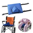 thumbnail image 5 of Wswqop Wheelchairs Seat Cushion Mat with Straps with Straps High Density Foam Blue, 5 of 9