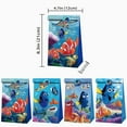 thumbnail image 4 of 24 PCS Finding Nemo Party Favor Candy Bags for Alice in Wonderland Themed Birthday Supplies Decor,Kids Birthday Game Party Kraft Paper Goodie Gift Bag Decorations, 4 of 5