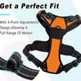 thumbnail image 3 of GenoSofi No Pull Dog Pet Harness, Adjustable Control Vest Dogs Reflective, 4 Sizes & 4 Colors, 3 of 8