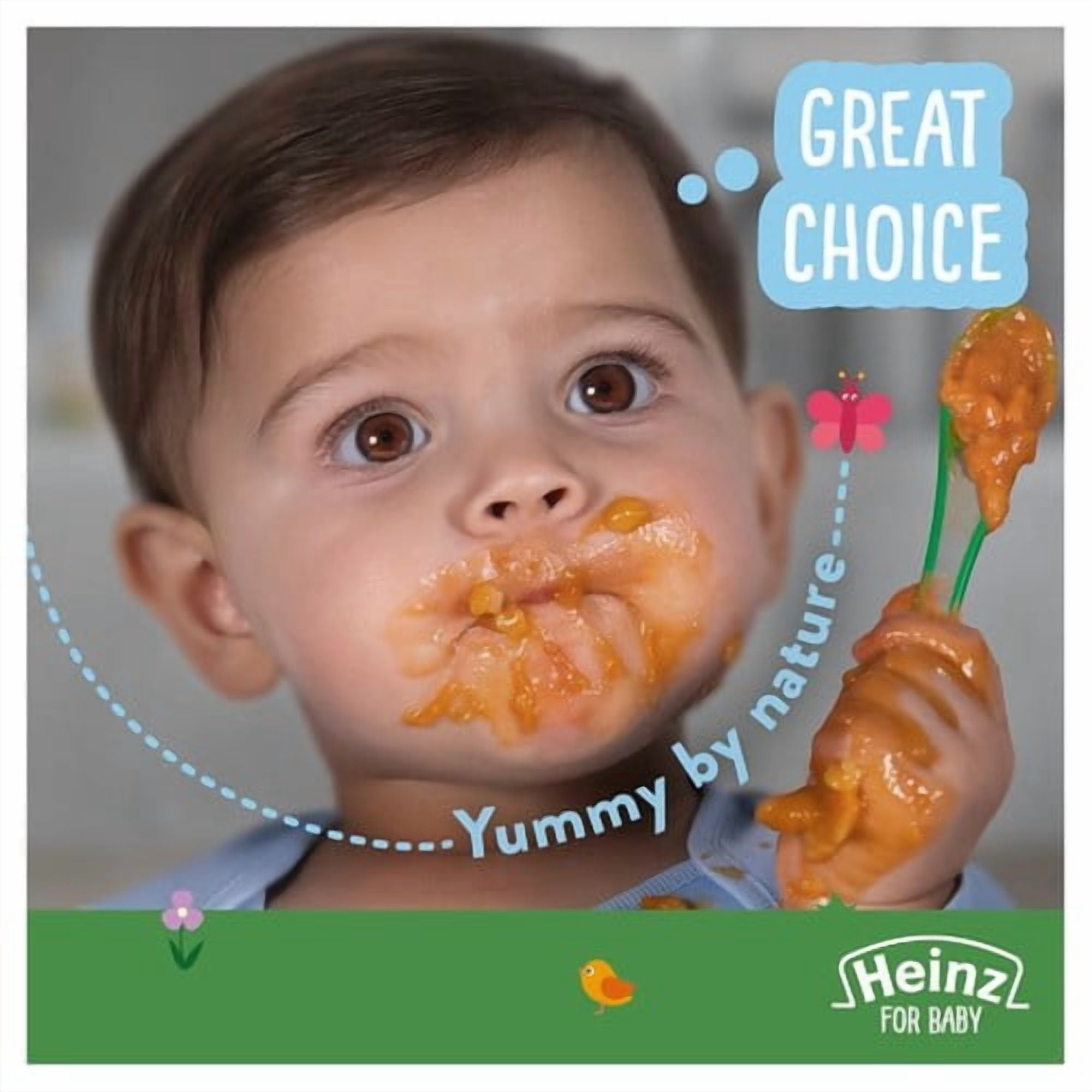 Heinz By Nature Egg Custard Jars Baby Food 6+ Months, 6 x 120g, British Import (Pack of 2)