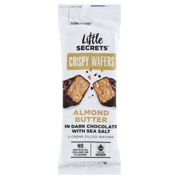 Little Secrets Dark Chocolate Almond Butter Crispy Wafer, 1.4 Ounce