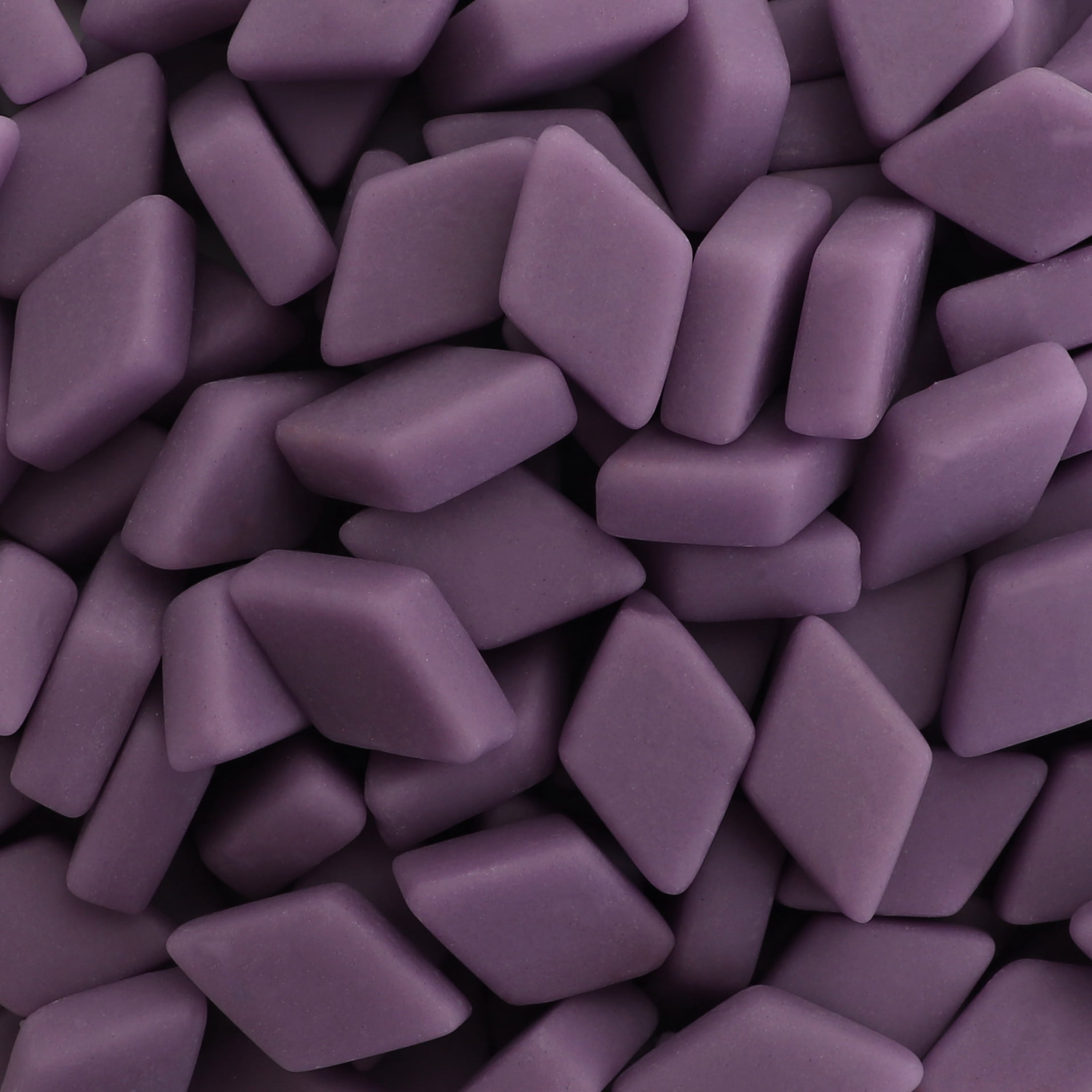Milltown Merchants Diamond Mosaic Tile Pieces (Dark Orchid, 1 Pound)