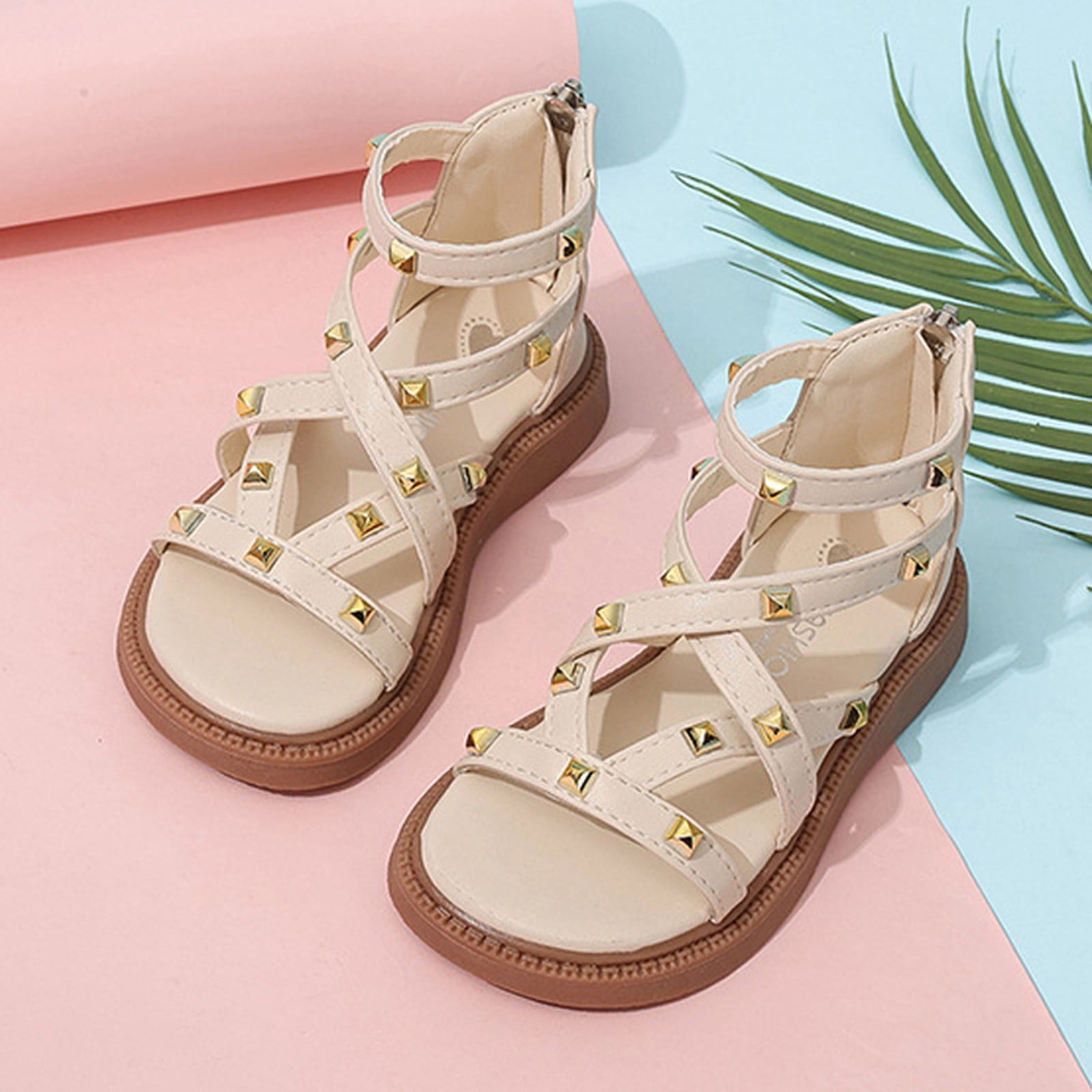 Sandale Fille Taille UK 1 - Occasion - Style Plat - Pour Enfant