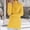 Yellow, variant on BUIGTTKLOP Womens Plus Size Fuzzy Fleece Sweaters Turtleneck Long Sleeve Knit Tops Soft Warm Knitwear Tops