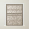 thumbnail image 2 of TWOPAGES Linen Blend Roman Cordless Shade Blinds for Bedroom Window Treatment, 1 Piece, 33Wx64L, Burlywood Birch, 2 of 7