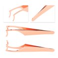 thumbnail image 3 of Unique Bargains 1 Pc Rizador de Pestañas Portátil para Baño Tono Dorado Rosa Acero Inoxidable, 3 of 5