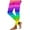S2-Purple, variant on Mardi Gras Leggings for Women Rainbows Stripe Soft Sleepwear Comfortable Pants Colorful Winter Shapewear S