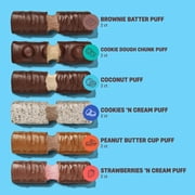BUILT Bar Puff Protein Snack Bars, Protein Variety Pack, Breakfast Bars & Snacks - 12 Pack