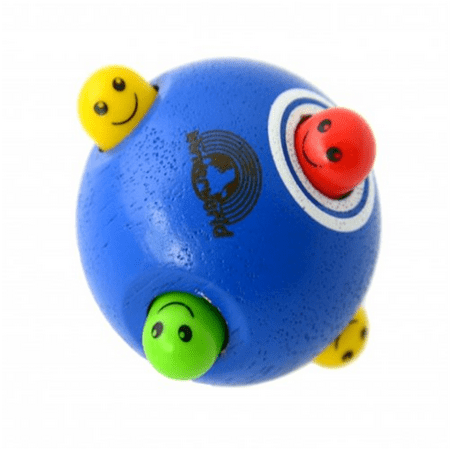 Wonderworld Peek-a-Boo Blue Ball Interactive en bois Baby Toy - Petit pour les petits doigts