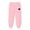 A-Pink185, variant on JAJAHO Boys Girls Jogger Sweatpants Fuzzy Lining Fall Winter Kids Elastic Wasit Tapered Thermal Athletic Pants Sizes 3-16Y