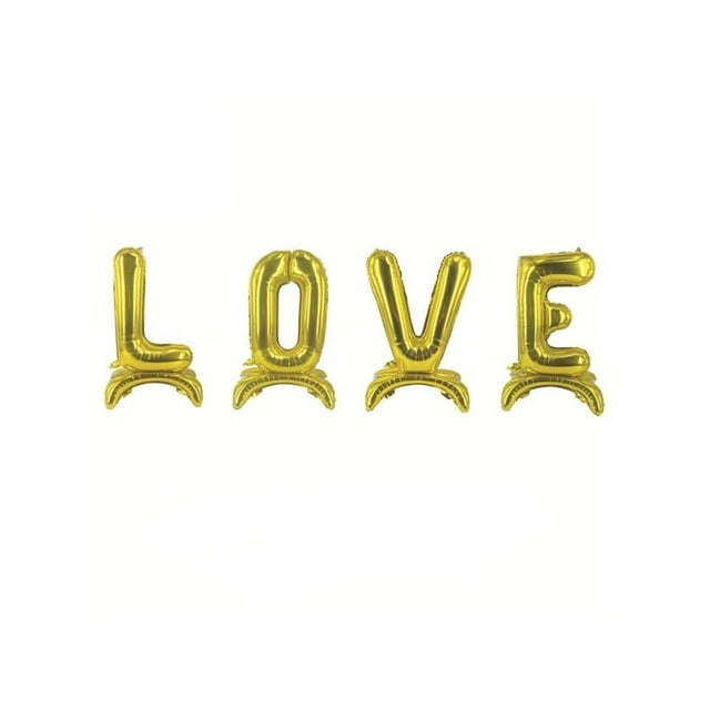 Realmax Ensemble de Ballons en Aluminium Love