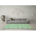 thumbnail image 3 of Ahgly Company Indoor Rectangle Abstract Light Blue Modern Area Rugs, 6' x 9', 3 of 4