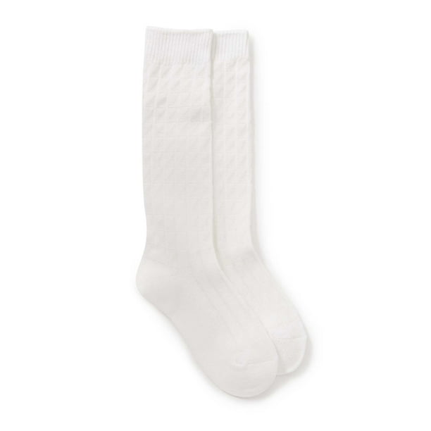 Silvert's Women Orlon Knee 3Pack Socks, One Size, White