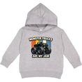 thumbnail image 2 of Inktastic Monster Trucks Are My Jam Toddler Hoodie, 2 of 4