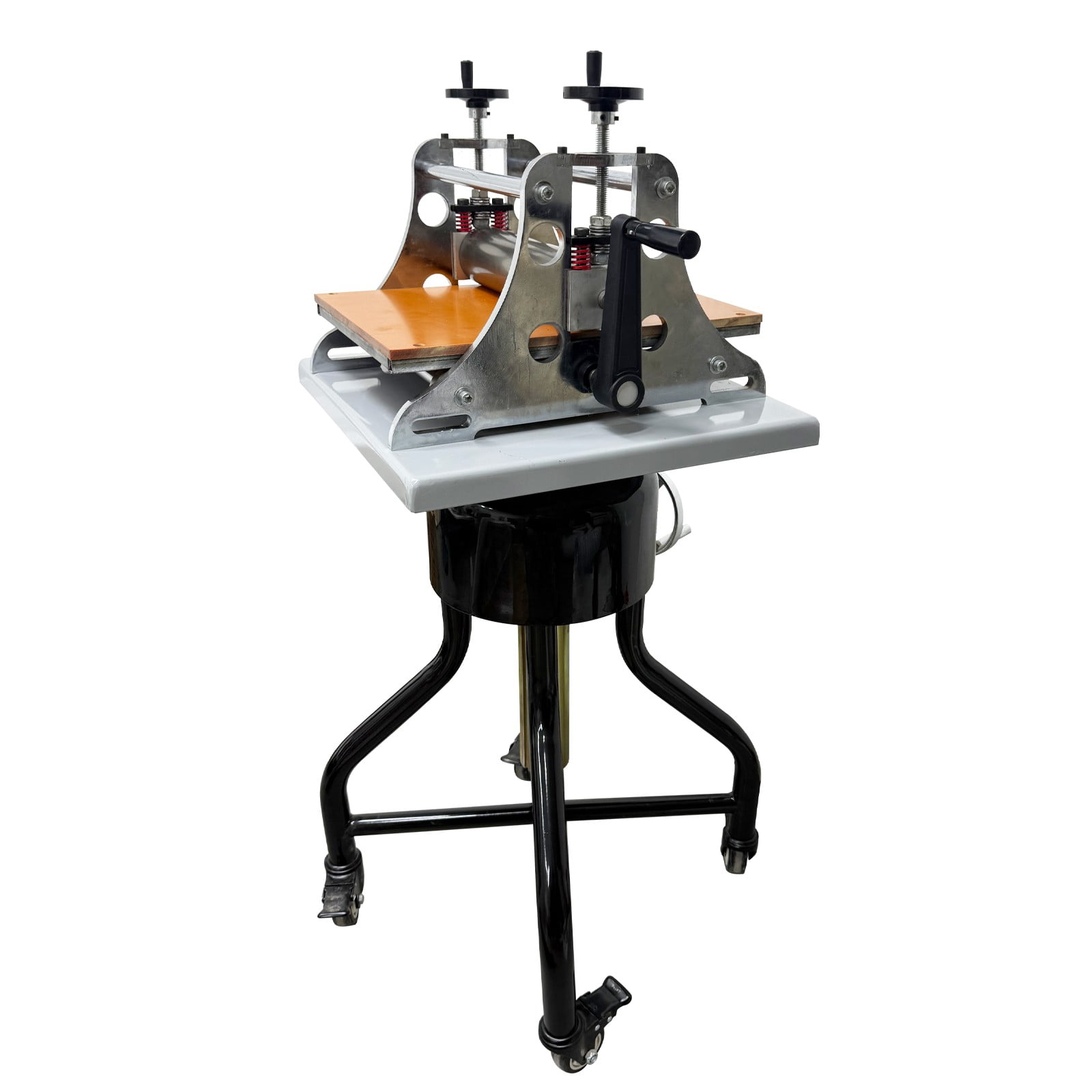 360° Rotating Sculpture Turntable and Printmaking Machine Unit Combined Adjustable Pressure