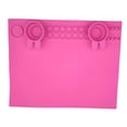 thumbnail image 3 of Silicone Craft Mat Large Thicked Painting Mat with Collapsible Cup and Paint Holder Easy to Clean Waterproof Nonslip for Projects Supplies pink, 3 of 10