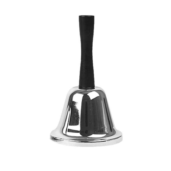 Loud Hand Bell, Stainless Steel Ringing Dinner Bell for Classroom, Service Counter, Food Line & Alarm Use