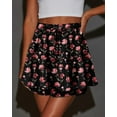 thumbnail image 2 of KISSMODA Flowy Shorts for Women Chiffon Ruffle Skorts Mini Skirts for Teen Girls, 2 of 5