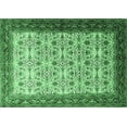 thumbnail image 1 of Ahgly Company Indoor Rectangle Persian Emerald Green Traditional Area Rugs, 5' x 7', 1 of 4