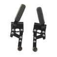 thumbnail image 4 of 2x Freno de silla de ruedas Reemplazo antideslizante Fácil instalación Alta confiabilidad Ensamblaje premium Pieza de repuesto Freno de mano para, 4 of 8