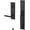 Black, variant on baldwin 85392260rent minneapolis full escutcheon right hand single cylinder entry tubular handleset with 5162 lever - bright chrome