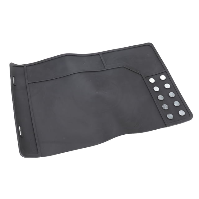 Non Slip Mat Work Bench Anti Slip Cleaning Mat With Magnetic Dots Oil Proof Maintenance Workbench Mat 41.9x26.4cm