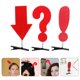 thumbnail image 3 of 12 pasadores para el pelo con forma de símbolo único para niñas, horquillas para el pelo, tocados de fiesta, 3 of 7