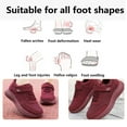thumbnail image 2 of Wide Fit Walking Shoes for Women Men, Wide Fit Comfort Trainers with Arch Support, Breathable Mesh Sneakers for Elderly Seniors Non-Slip Casual Shoes, 2 of 7