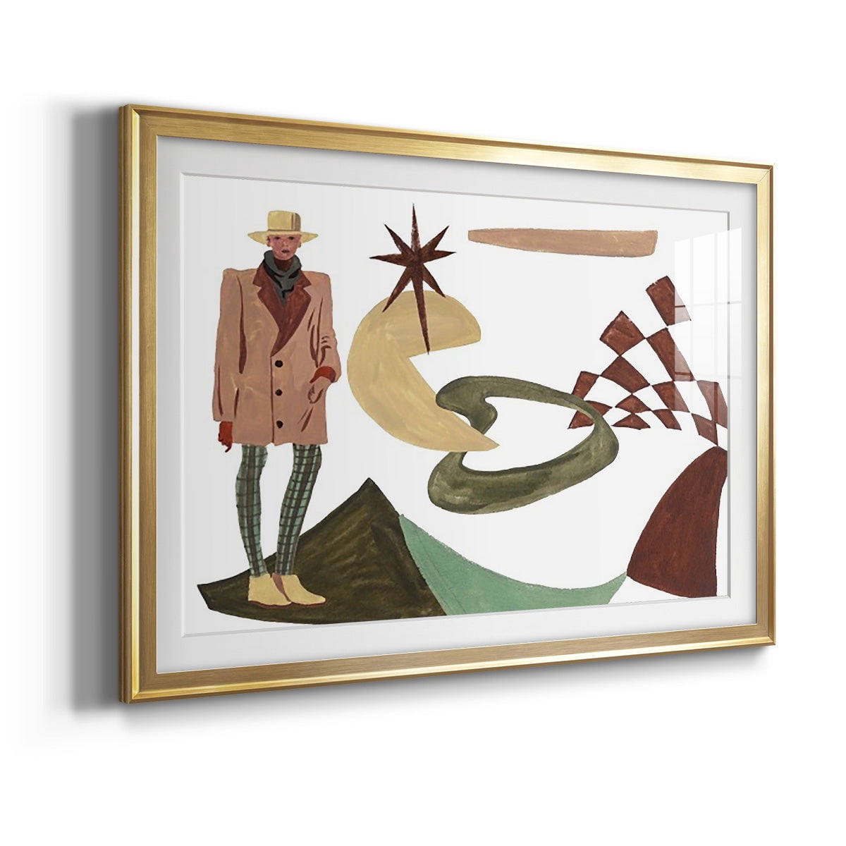 Vintage Vibes IV Premium Framed Print - Ready to Hang