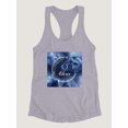 thumbnail image 3 of Watercolor Astrology Vii Racerback Tank Women -Grace Popp Designs, Female Small, 3 of 4