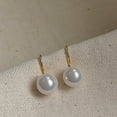 thumbnail image 6 of Mfigree White Freshwater Pearl Stud Clip On Earring for Women, Non-Pierced Earring Birthday Gift, Jewelry Gifts for Women, Jewelry Gift for Her, Mother's Day Gift, 6 of 7