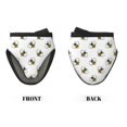 thumbnail image 2 of Pofeuu Bee Print Thickened Mini Silicone Oven Mitts Heat Resistant, Rubber Oven Mitt Gloves, Finger Pinch Grips, Pot Holder, Silicone Potholder, 2 of 7