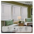 thumbnail image 6 of Cordless, 2 Inch Faux Wood Blind, 22.5" Wide x " Long, Window Blinds, Blinds & Shades, Blinds for Indoor Windows, Smooth, Bright White - 22.5" x ",Bright White, 6 of 9