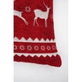 thumbnail image 3 of Expobazaar  Jacquard Woven Cushion with Filler 24"x24" Reindeer, 3 of 4