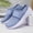 Blue, variant on Women's Walking Orthopedic Shoes Lightweight Breathable Flying Woven Mesh Upper Casual Shoes Walking Anti-Skid Sports Shoes