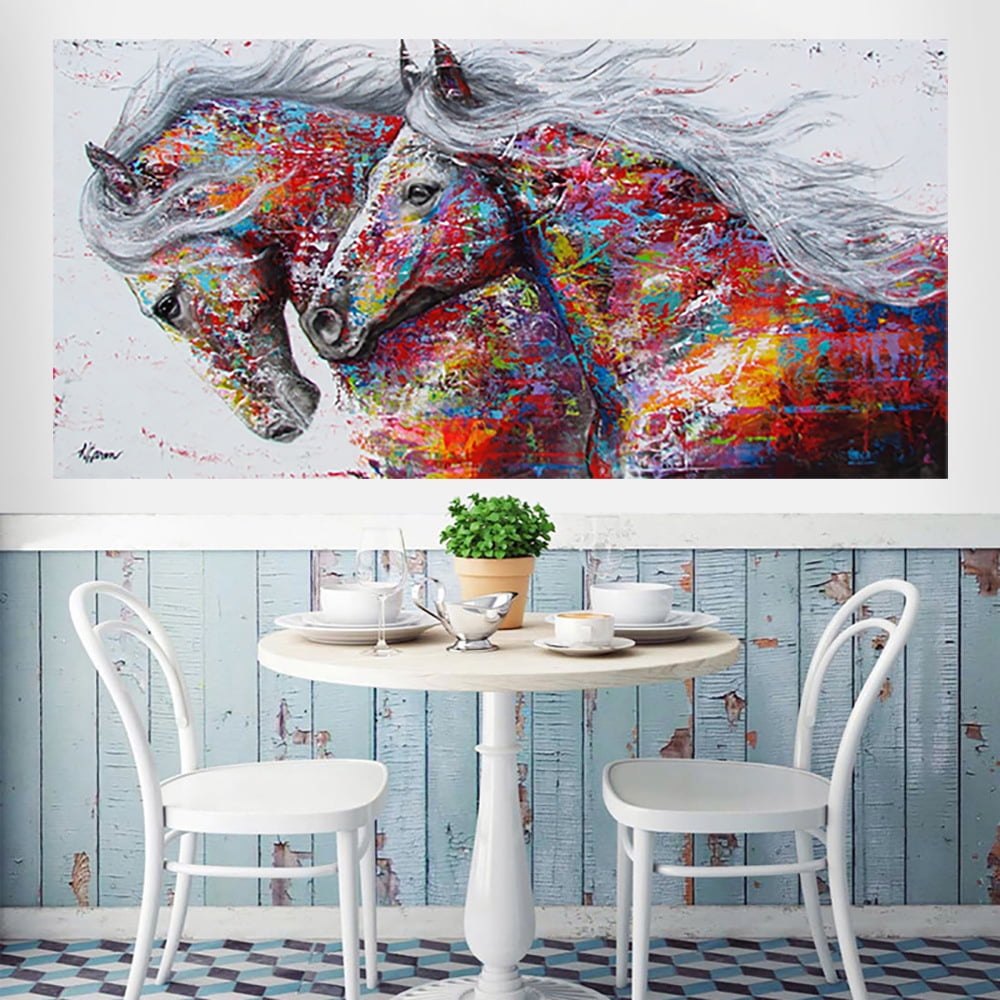 Animal Unframed Wall Art for Living Room Bedroom Home Decor Colorful