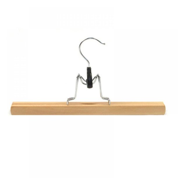 Natural Solid Wood Hanger Nonslip No Trace Hanger Pants Hangers Skirt